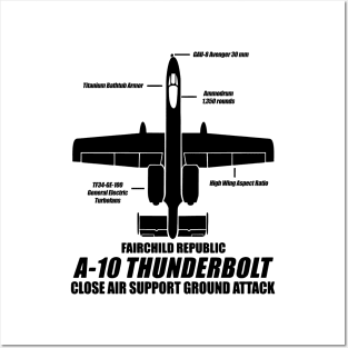 A10 thunderbolt Posters and Art